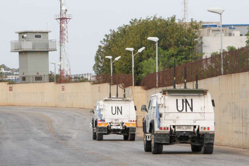 UN peacekeepers (UNIFIL) vehicles drive in Naqoura, near the Lebanese-Israeli border-87ea5ea1e7e94966389fde6e0ad969911624942205.jpg